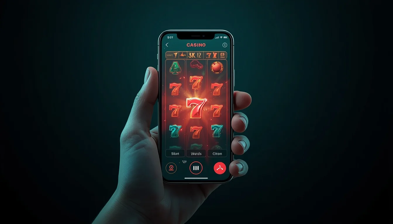 Captura de la app Fraga Casino en iPhone y Android mostrando tragamonedas y casino en vivo verticales