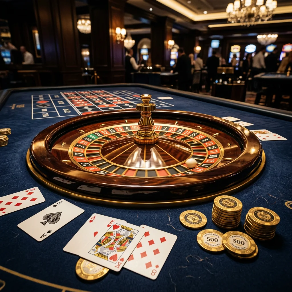 Sala de casino en vivo Fraga mostrando ruleta europea con crupier latina y blackjack en vivo Evolution
