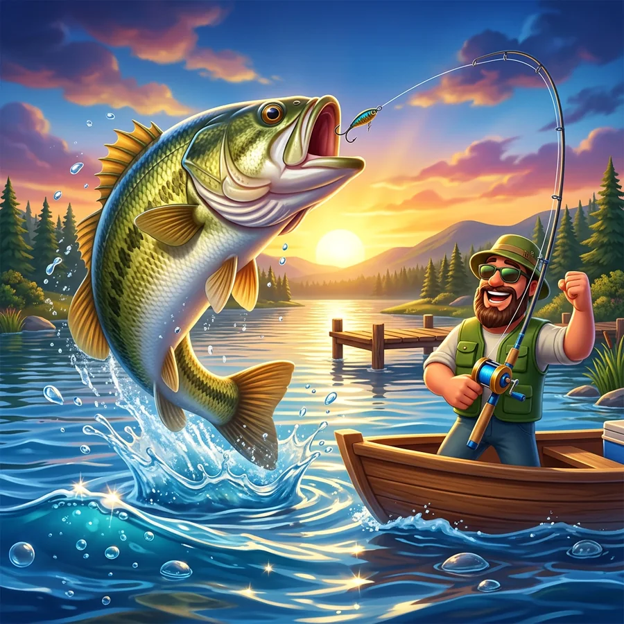 Captura del juego Big Bass Bonanza de Pragmatic Play en Fraga Casino