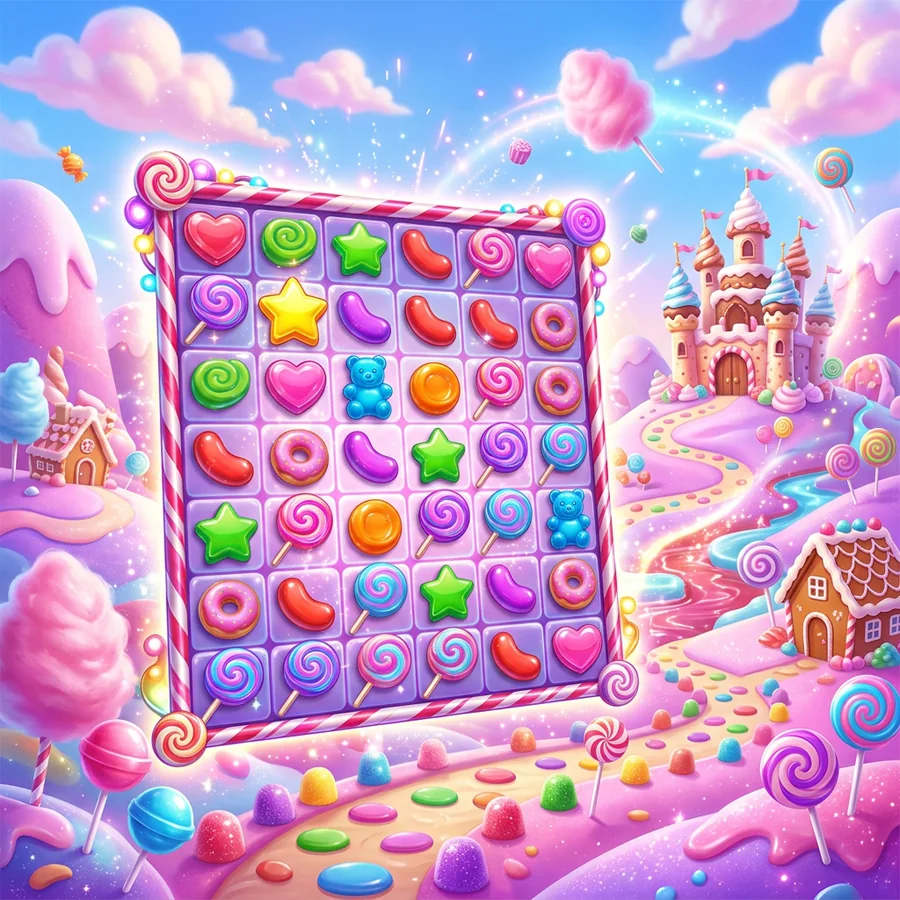 Captura del juego Sugar Rush de Pragmatic Play en Fraga Casino